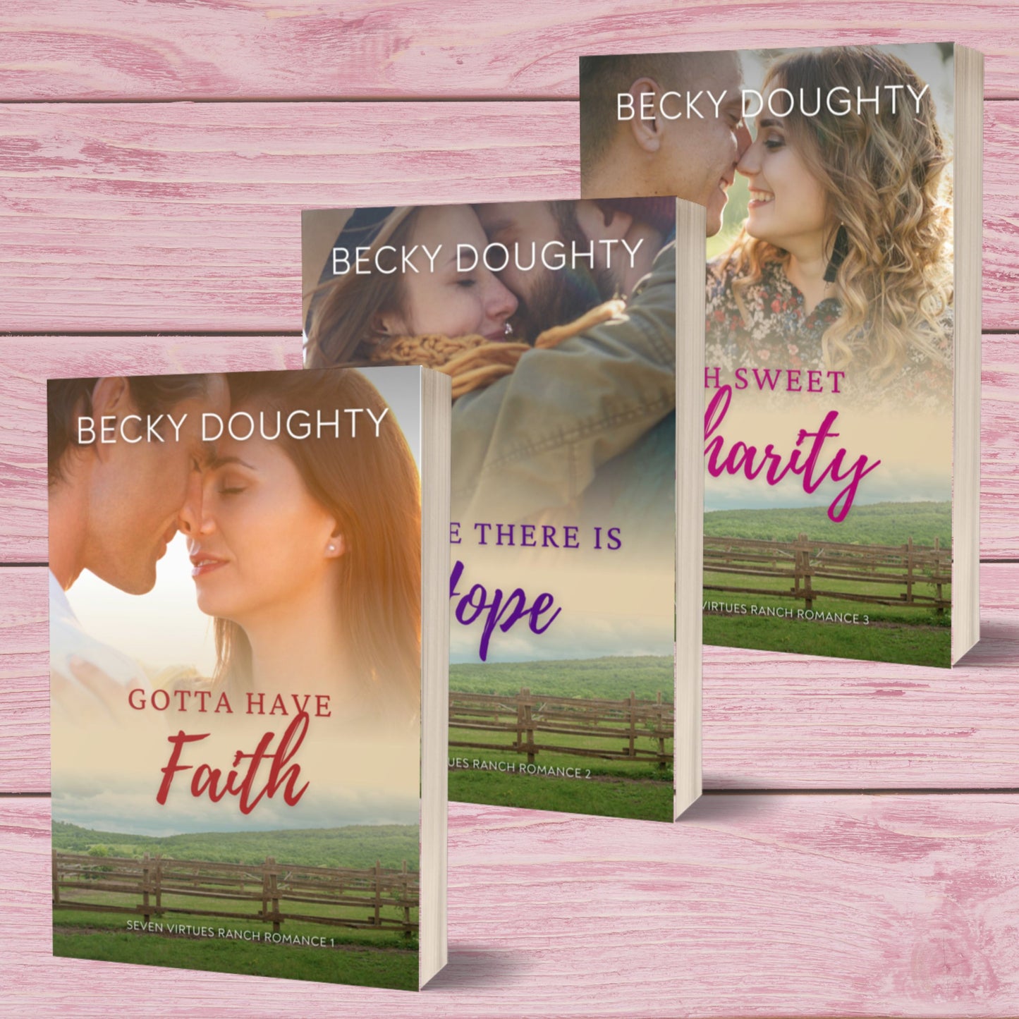 Seven Virtues Ranch Romance Book Bundle #1: Books 1-3 (Paperback)