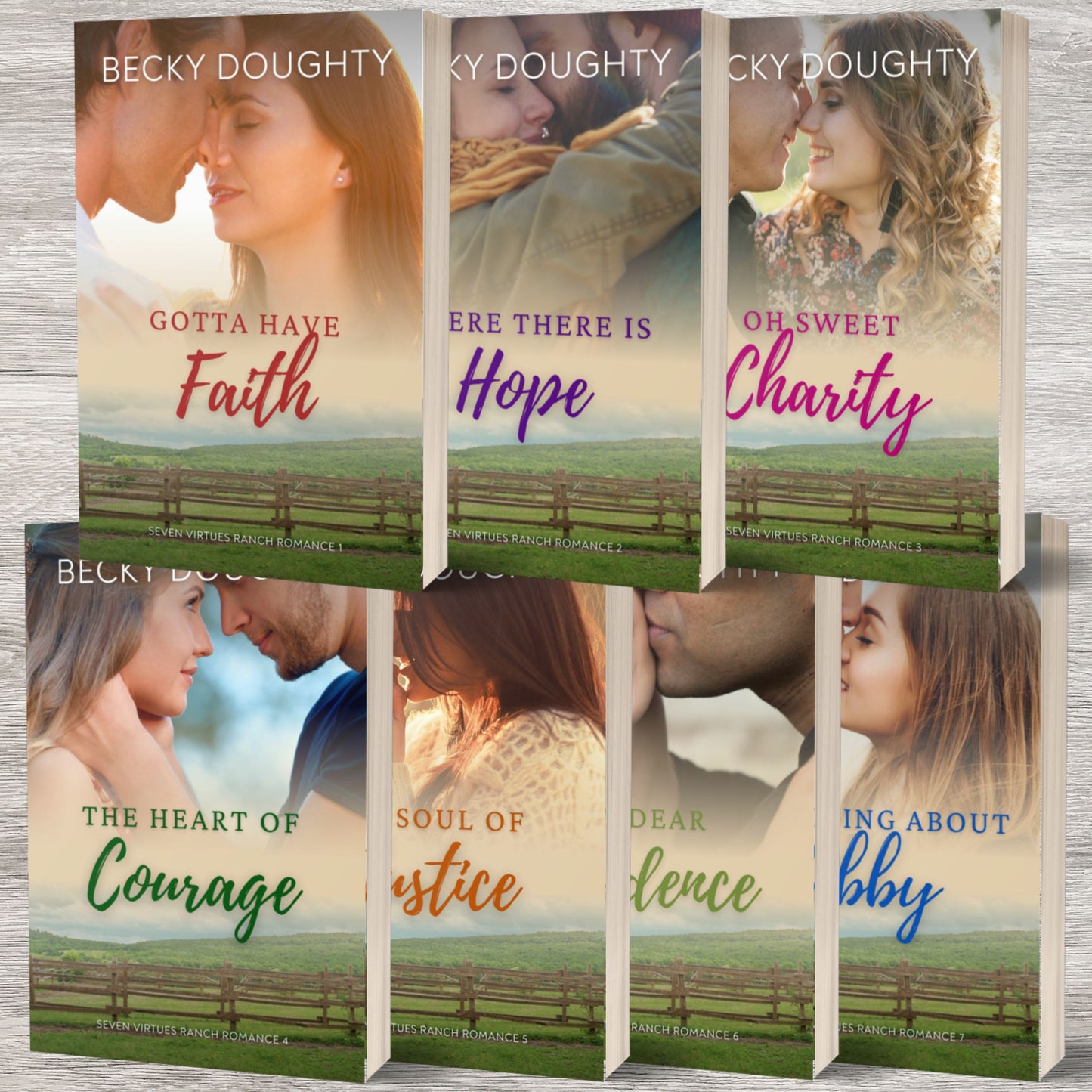 Seven Virtues Ranch Romance 7-Book Bundle (Paperback)