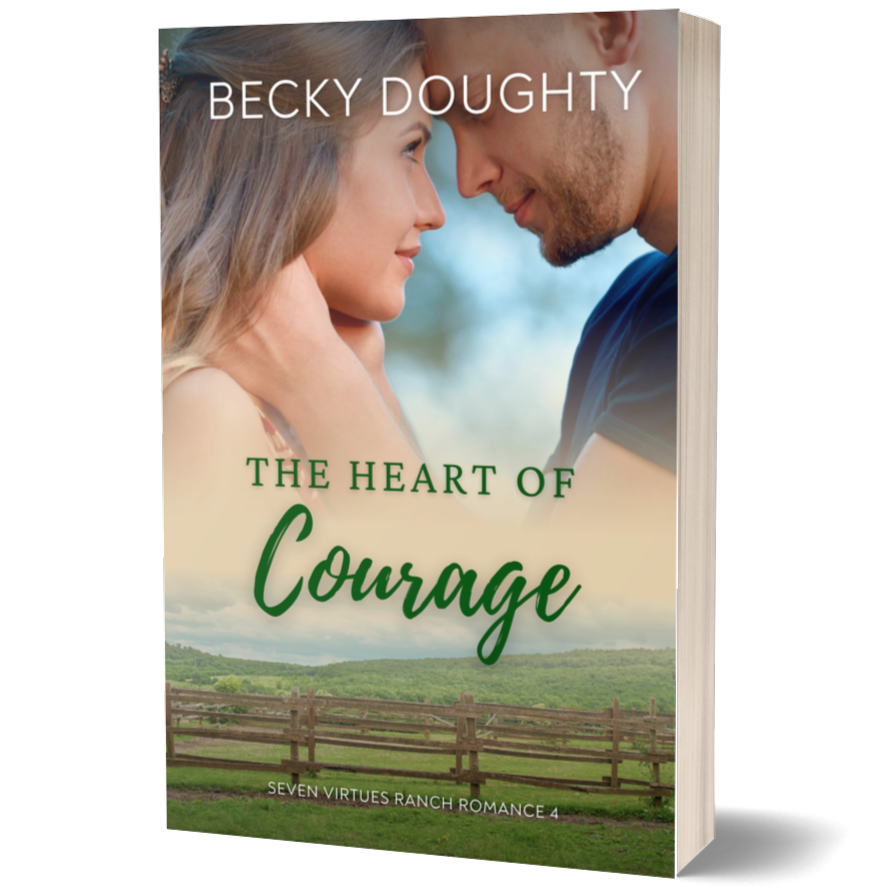 The Heart of Courage: Seven Virtues Ranch Romance 4 (Paperback)